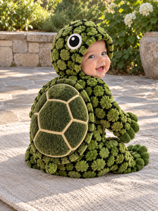 Little Turtle Baby Romper
